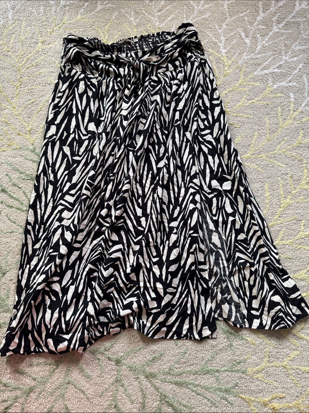 Fat Face Sascha Paintstroke Midi Skirt 12